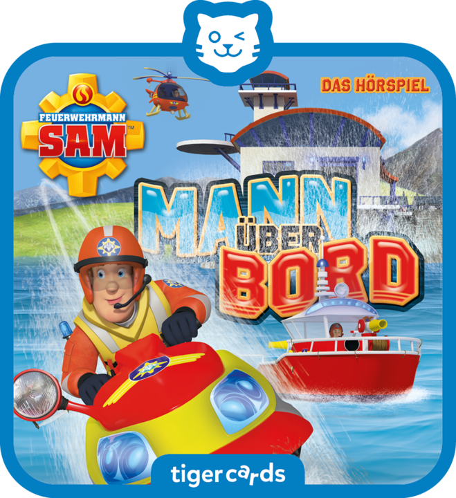 Actual product image Tigermedia Tigercard fireman Sam Mann overboard (German)