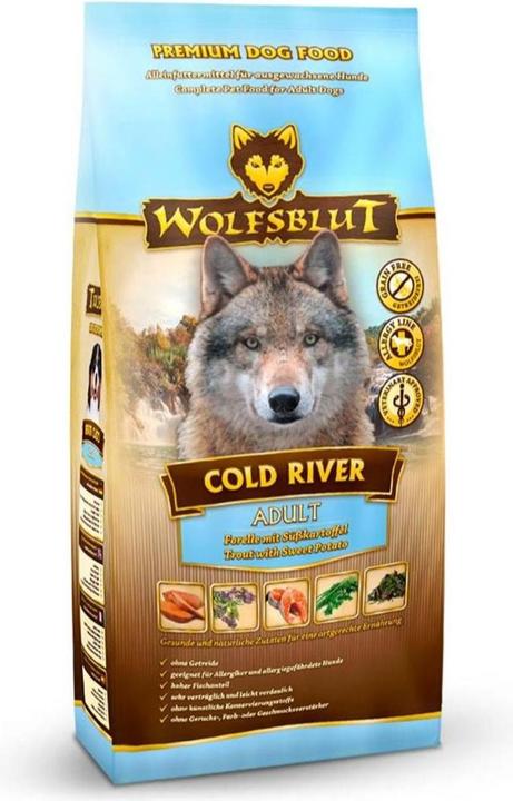 Actual product image Wolfsblut Dry food Dog Cold River, 12.5 kg (Adult, 1 pcs., 12500 g)