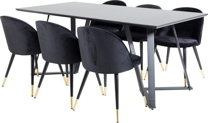 Produktbild Ebuy24 Essgruppe Marina 23 (7-teilig) (MDF, Stahl)