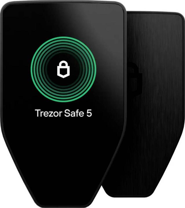 Trezor Safe 5 - Black Graphite (Bitcoin, Ethereum Classic, Cardano, Dogecoin, Litecoin, Bitcoin cash, Stellar, Others)