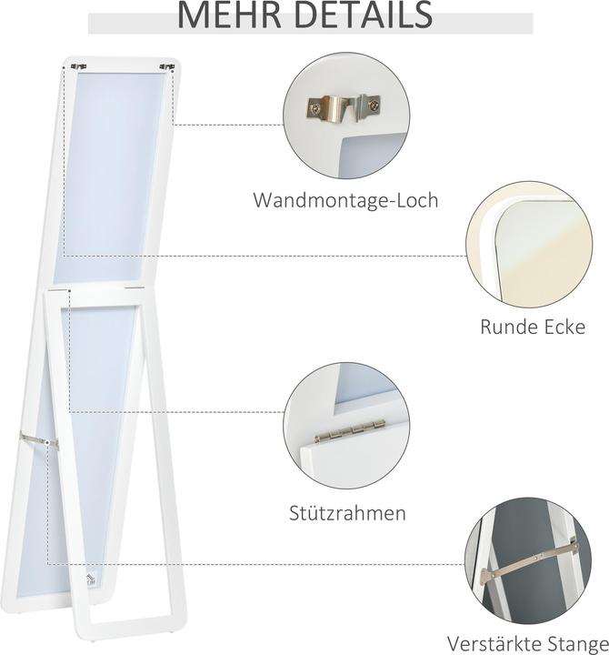 Image du produit Jamb Miroir intégral (37 x 156 cm)