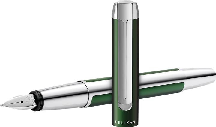 Produktbild Pelikan Füllhalter PURA P40 Waldgrün B Geschenkbox (Waldgrün Silber, 1 x)