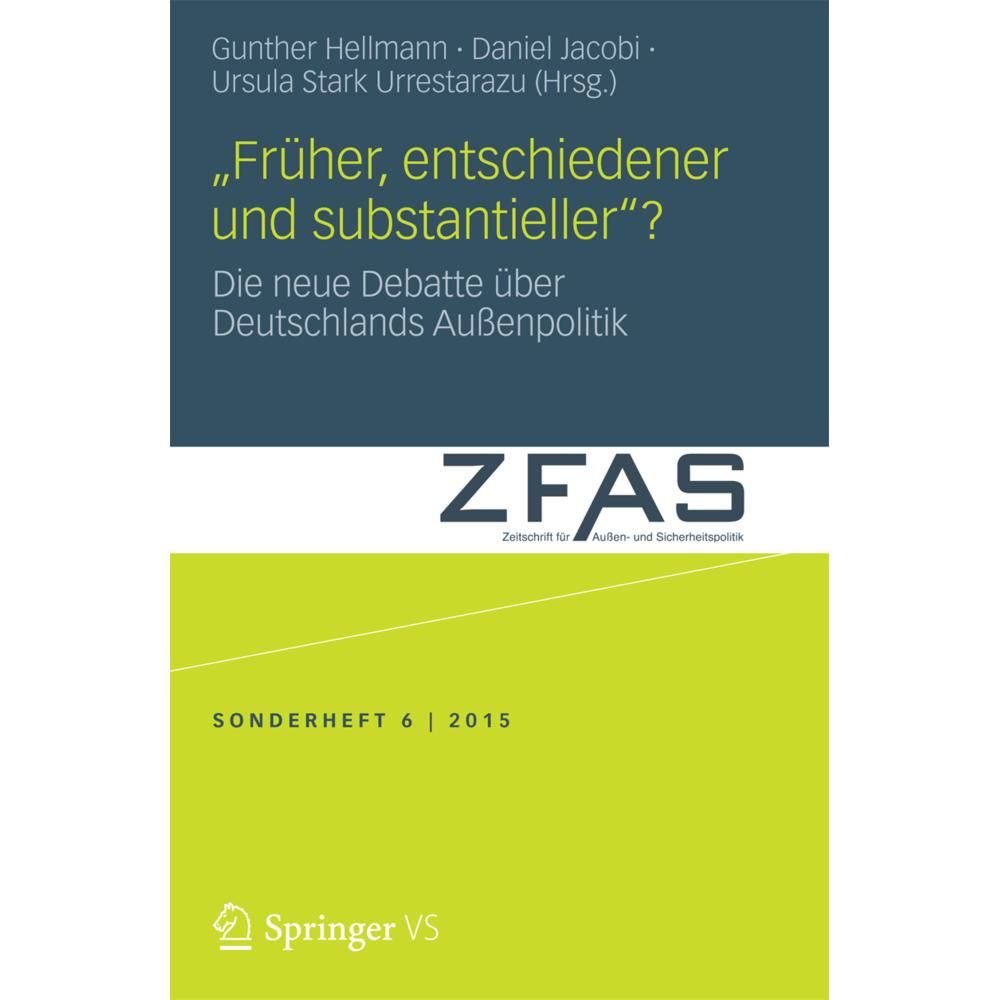 Früher, entschiedener und substantieller?, Fachbücher