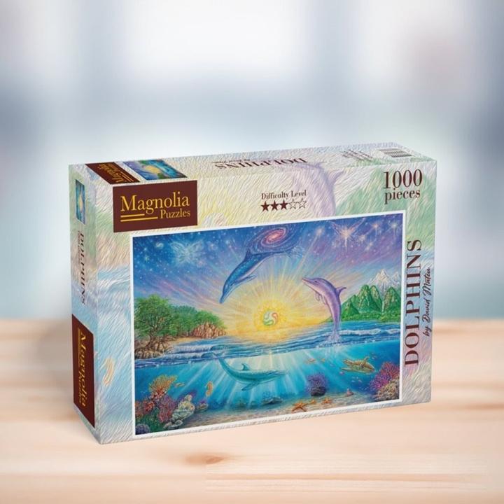 Produktbild Magnolia Puzzle 1000 pieces Dolphins (1000 Teile)