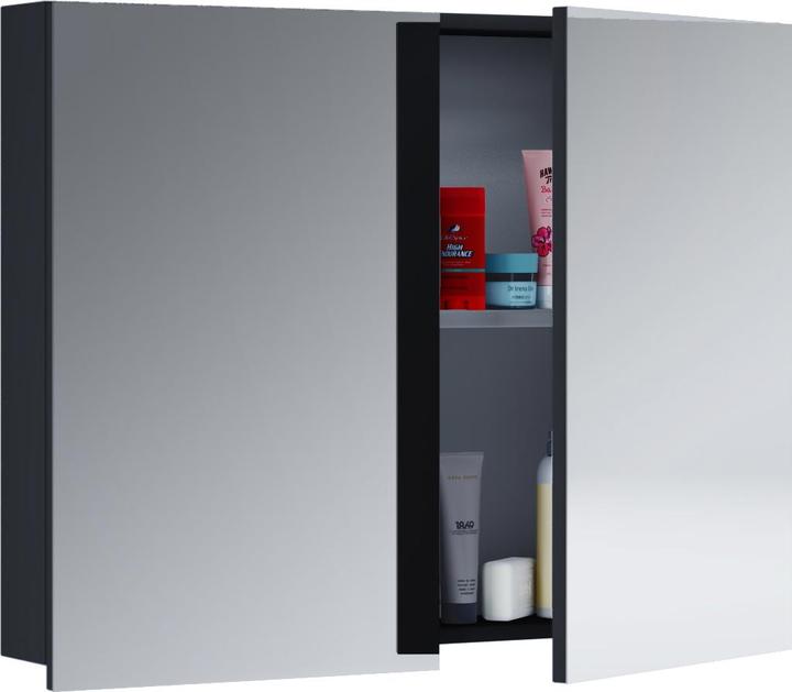 Actual product image VCM Wood bathroom furniture mirror cabinet Badinos (60 x 12 cm)