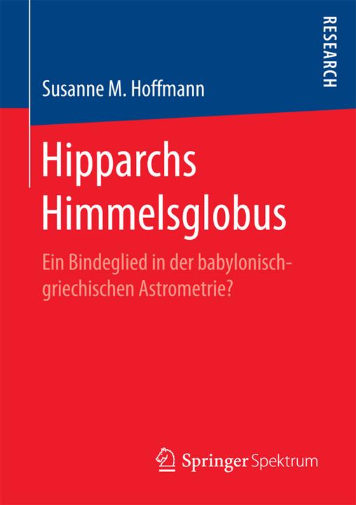 Produktbild Hipparchs Himmelsglobus (Deutsch, Susanne M Hoffmann, 2017)