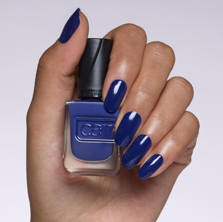 Actual product image Catrice Gel Affair Nail Lacquer No. 026 Blue Long-Lasting (026 Midnight Dusk, Gel-Effect Nail Polish)