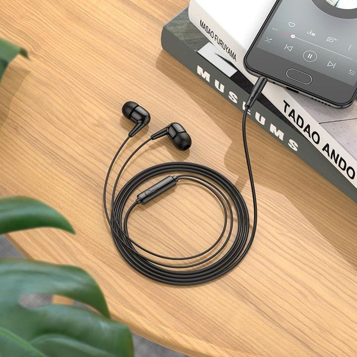 Actual product image Hoco 3.5mm M97, Schwarz (Cable)