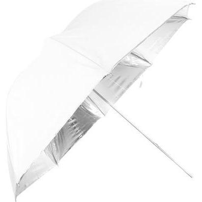 Falcon Eyes Reflexschirm UR-48S Silber/Weiss 122 cm (Schirm, 100 cm), Softbox + Reflektor