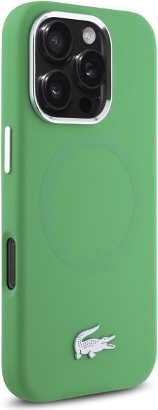 Produktbild Lacoste LCHMP16XSMAN iPhone 16 Pro Max 6.9" zielony/estragon hardcase Silicone Croco Logo MagSafe (Apple iPhone 16 Pro Max)
