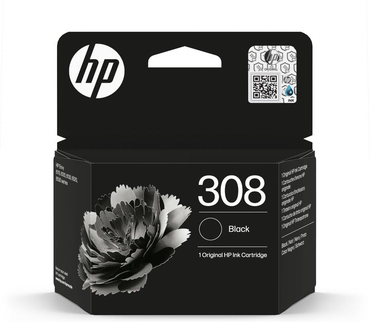 HP 7FP21UE#CE1 308 Envy Tinte black 160 (BK)
