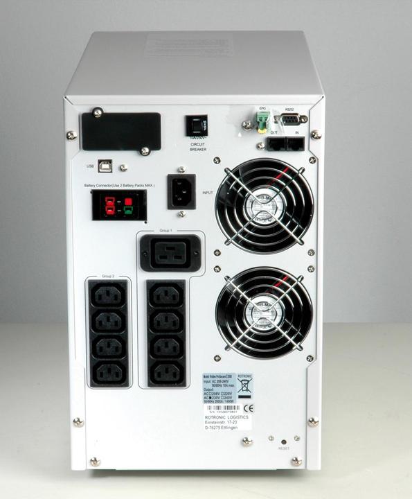 Actual product image Roline ProSecure II 2000 (2000 VA, 1400 W, Online double converter UPS)