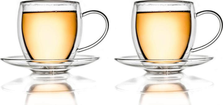 Image du produit Creano Verre à double paroi avec sous-verre 400ml (400 ml, 1 x)