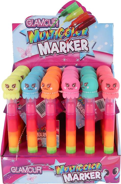 Produktbild Glamour Multi Textmarker Oktopus, 19cm