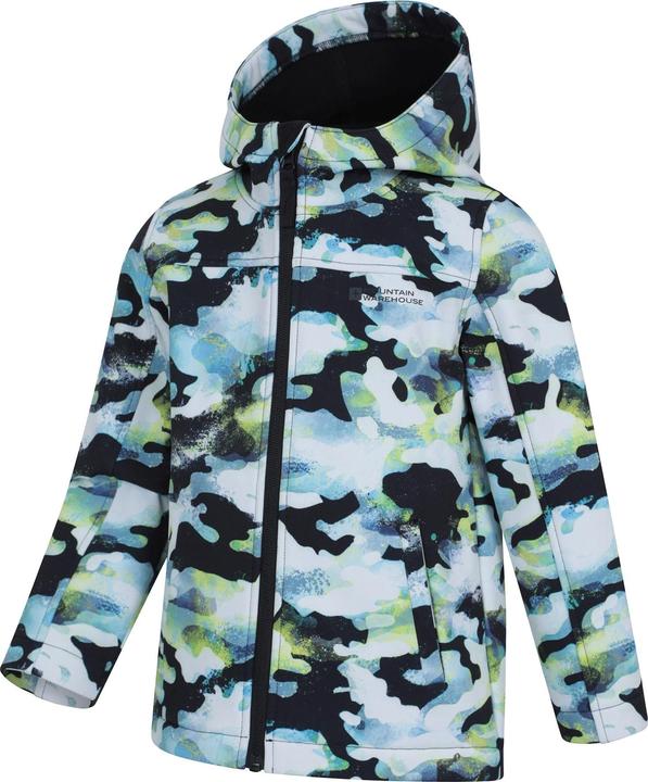 Immagine prodotto Mountain Warehouse Exodus Giacca Soft Shell Stampato Bambini (146, 152)