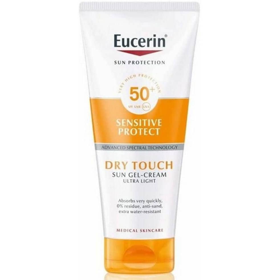Eucerin, Crema solare, Gel-crema solare Sensitive Protect (Crema solare, SPF 50+, 200 ml)