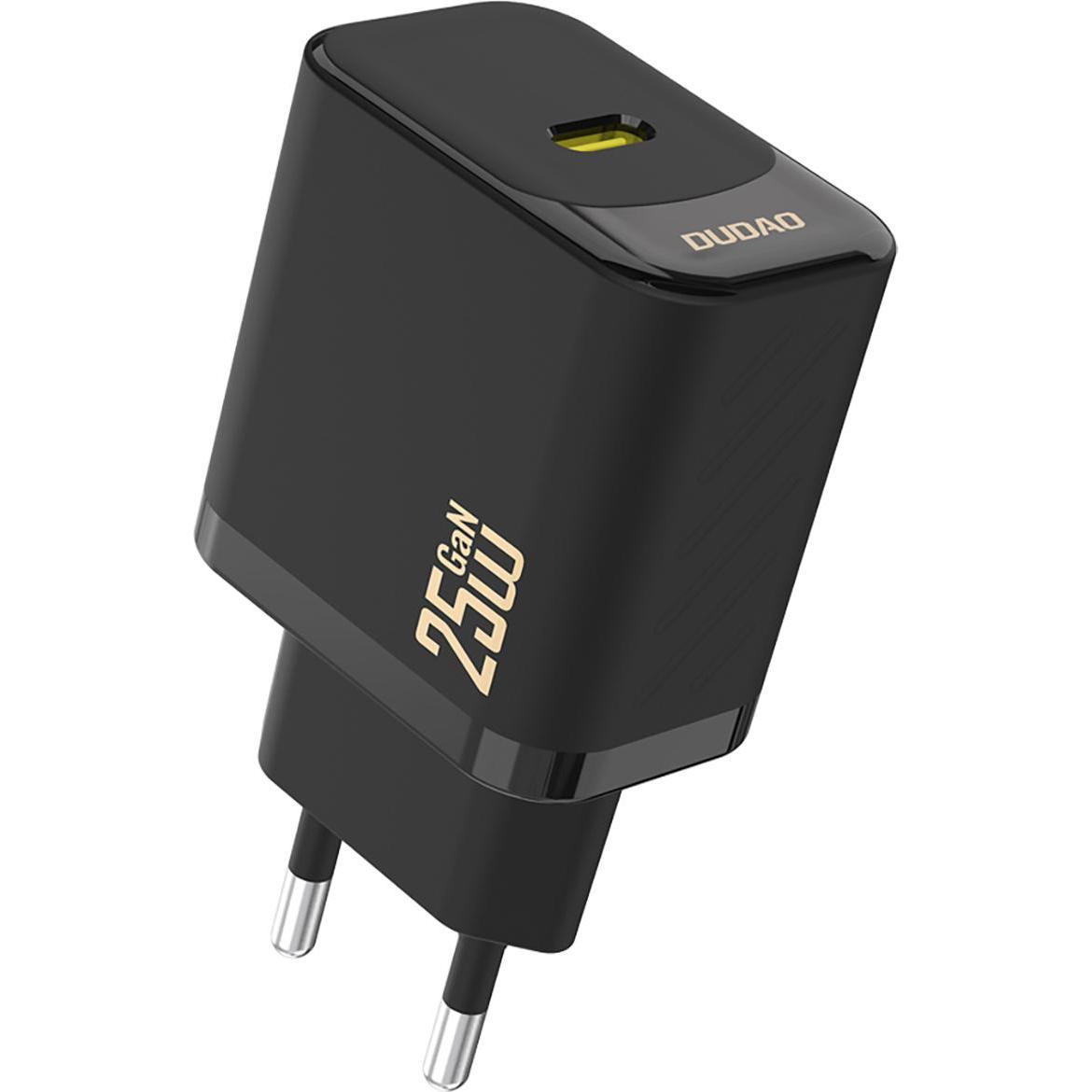 Dudao Nero A27eu 25W Gan Charger Black (25 W, 1 Porzione), Caricatore Usb,