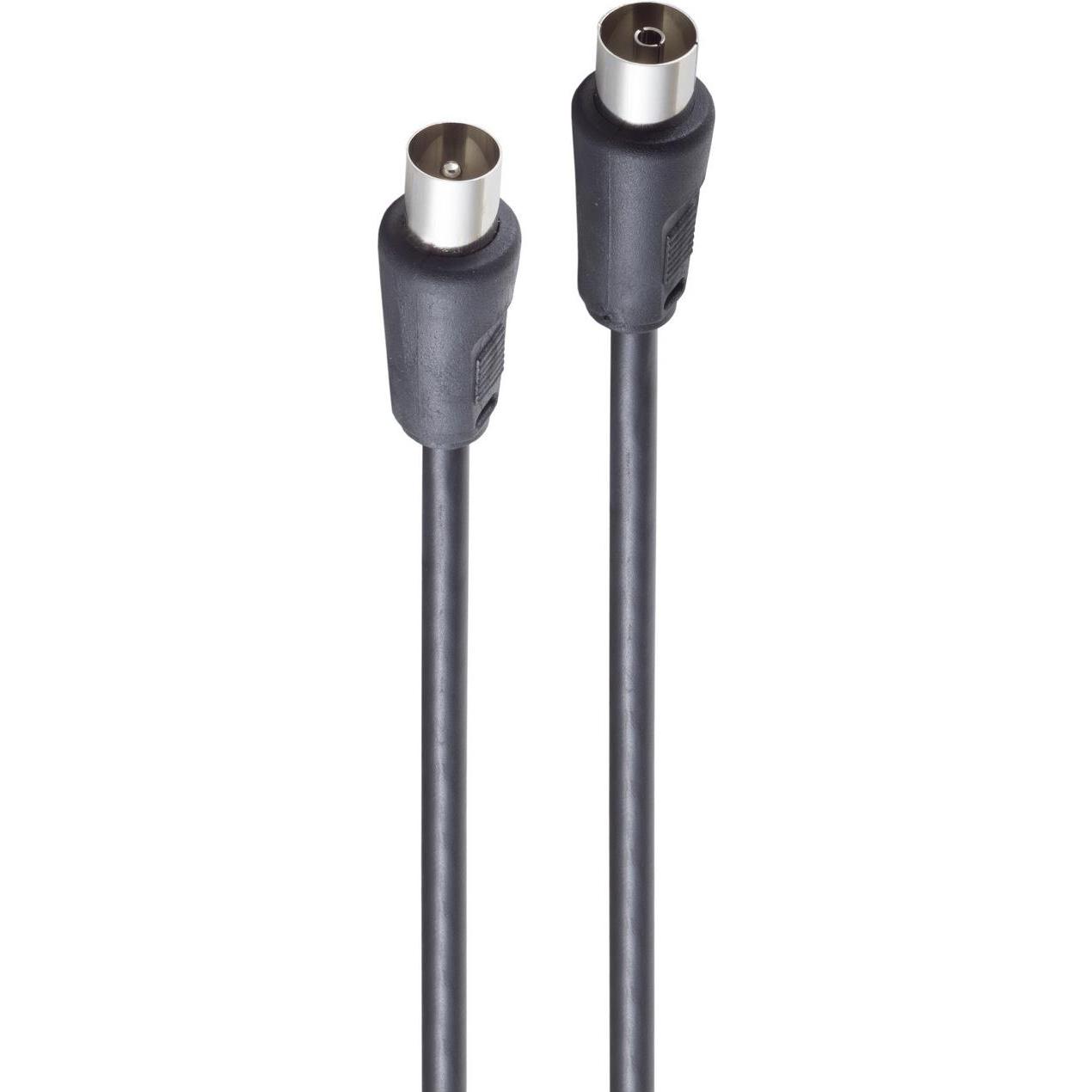 Shiverpeaks -BASIC-S--Antennenkabel, 100% geschirmt, > 100 dB, schwarz, 2,5m (Antennenkabel), Antennenkabel