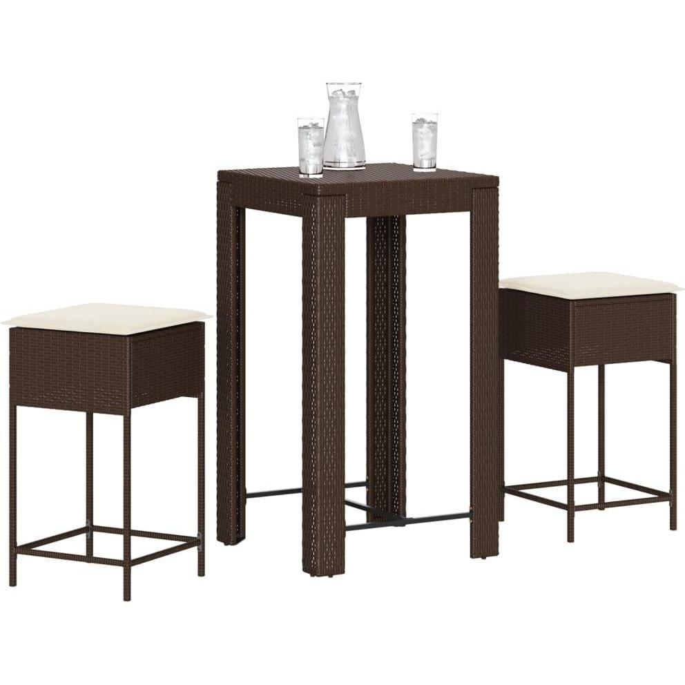 VidaXL, Gartentisch + Balkontisch, Laurent (60.50 cm)