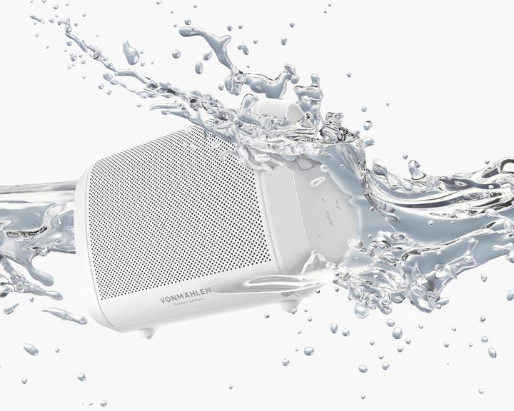 Produktbild Vonmählen Bluetooth Speaker Air Beats Mini White (13 h, Akkubetrieb)