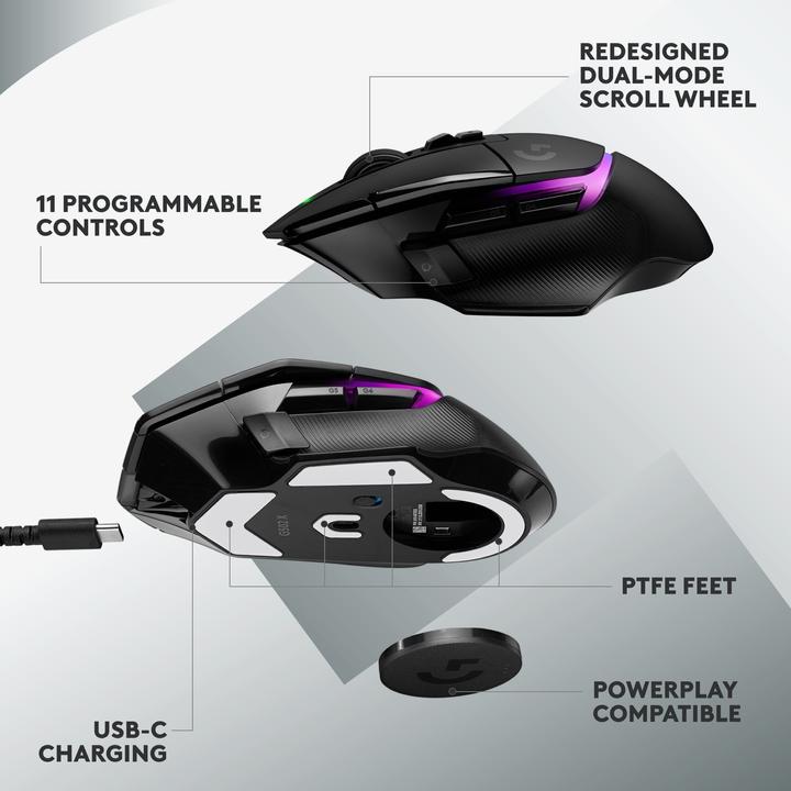 Image du produit Logitech G G502 X Plus (Sans fil)