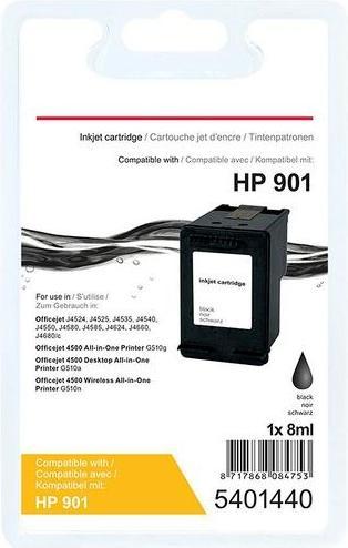 Image du produit Office Depot Cartouche d'encre Compatible HP 901 CC653A Noir (CF)