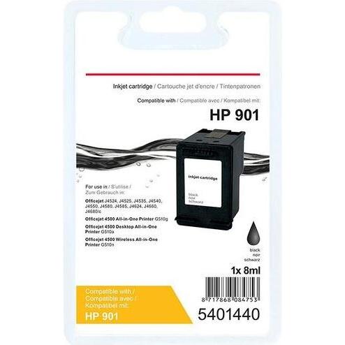 Office Depot, Cartucce, Cartuccia d'inchiostro compatibile HP 901 CC653A Nero (FC)