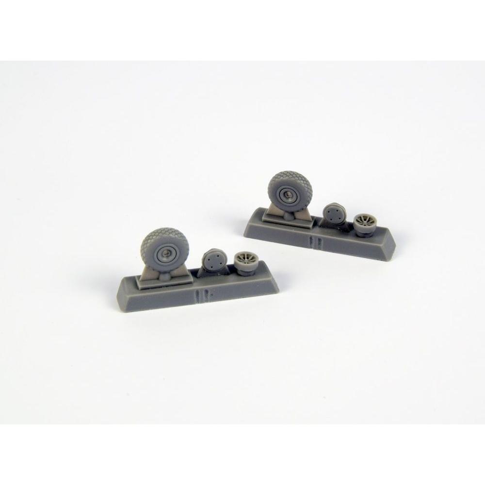 CMK P-40 Wheels-Diamond Tread f.Special Hobb