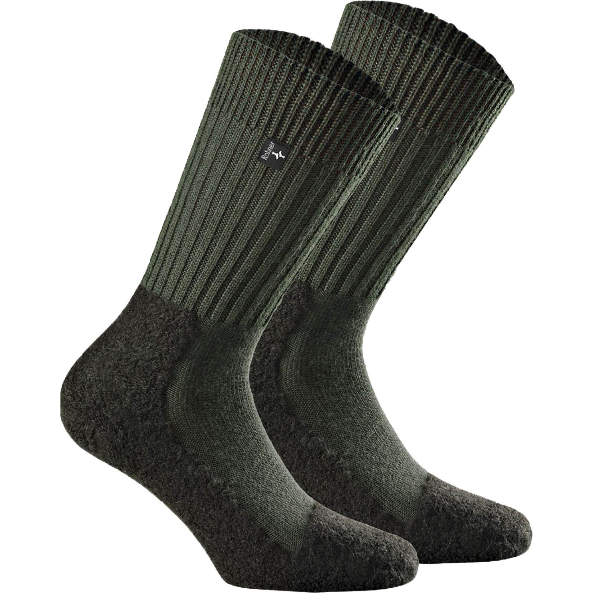 Rohner, Herren, Socken, Socken Sportlich Bequem sitzend Original, Grün, (2er Pack, 39 - 41)