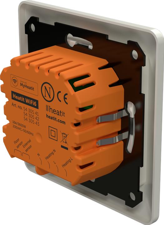 Actual product image Heatit WiFi6 thermostat (White RAL 9010)