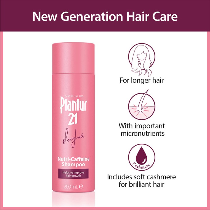 Actual product image Plantur 21 #longhair #nutri-caffeine (200 ml, Liquid shampoo)