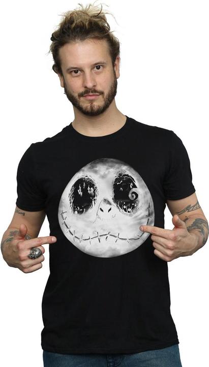 Immagine prodotto Disney Nightmare Before Christmas Jack Moon Face Maglietta Uomo (S)