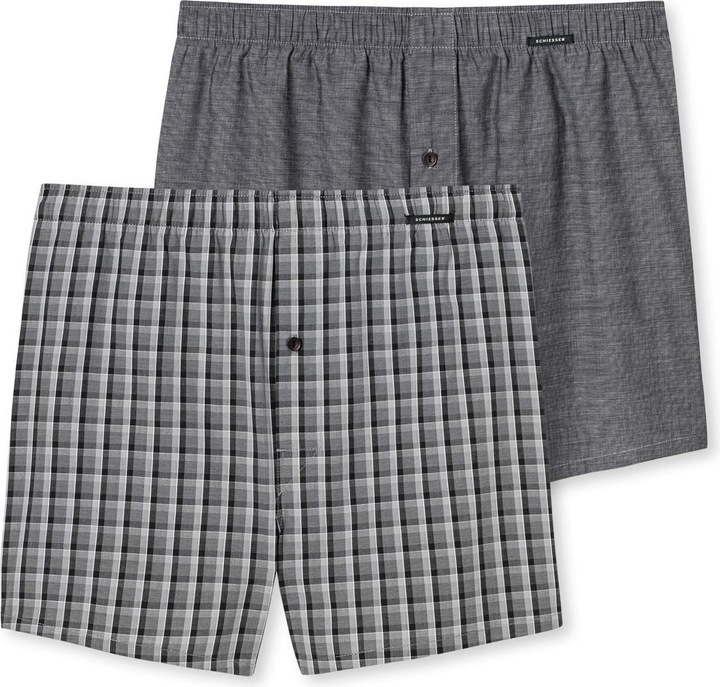 Schiesser 2er Pack Web Boxershorts