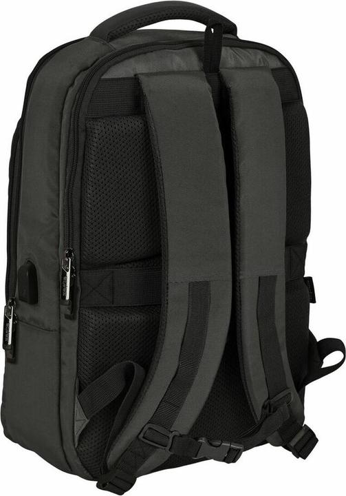 Actual product image Safta Laptop and tablet backpack with USB port Business Grey (29 x 44 x 15 cm)