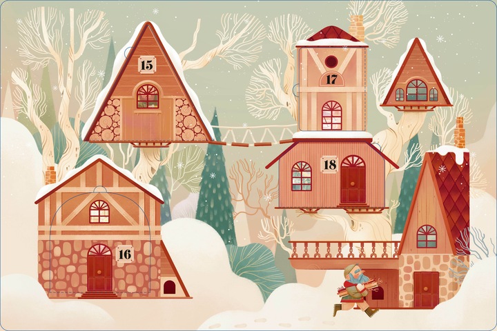 Actual product image Christmas is coming soon! The Advent Calendar Book