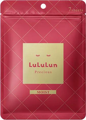 Immagine prodotto Lululun Precious, MOIST Maschera viso anti-età (rossa) - 7 Foglietti (7 ml)