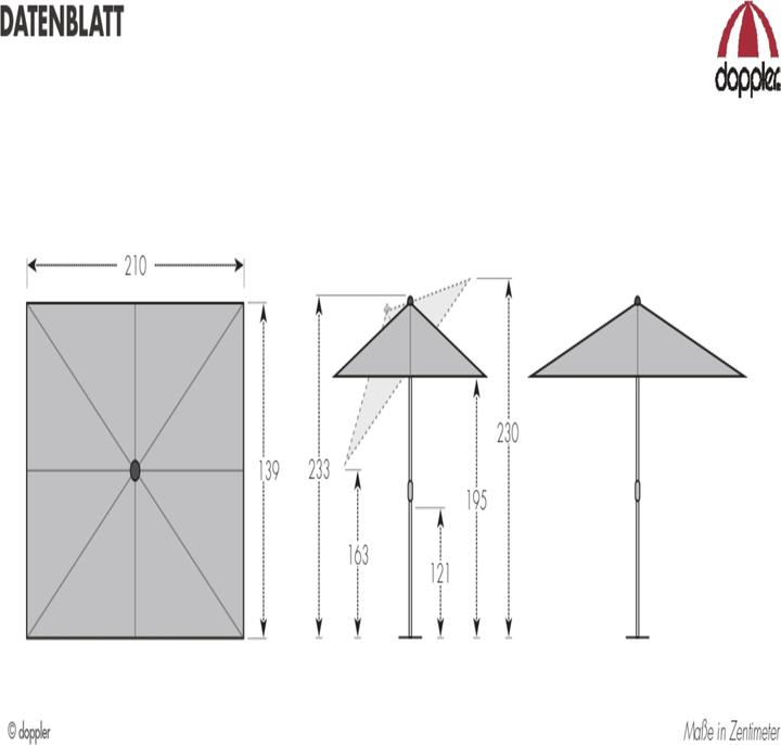 Produktbild Doppler Active Auto Tilt (1.40 m)