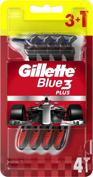 Gillette Blue3 Plus Disposable Razors 3+1 Pieces By
