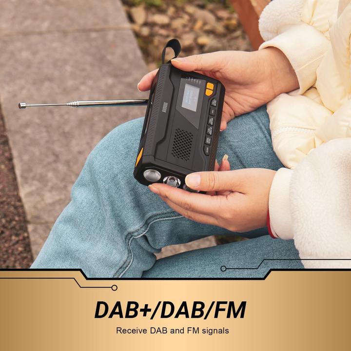 Produktbild August Kurbelradio MB290B (FM, DAB+, Bluetooth)