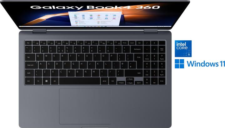 Image du produit Samsung Galaxy Book4 360 (15.59", Intel Core 5 120U, 16 Go, 512 Go, DE)