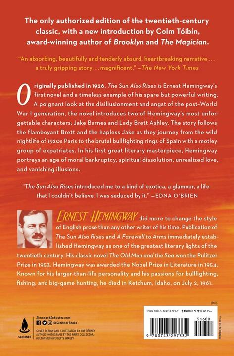 Produktbild The Sun Also Rises (Englisch, Ernest Hemingway, 2006)