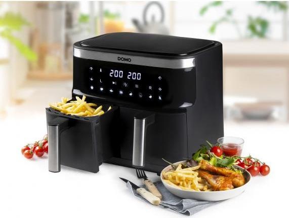 Image du produit Domo DO537FR Friteuse Protection contre la surchauffe, fonction minuterie, avec écran, revêtement