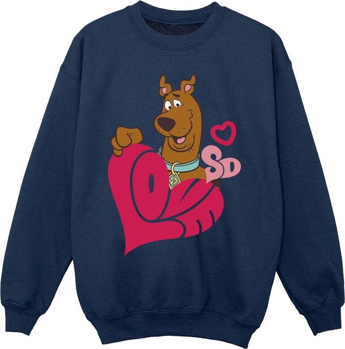 Produktbild Scooby Doo Love Heart Sweatshirt Mädchen (140, 146)