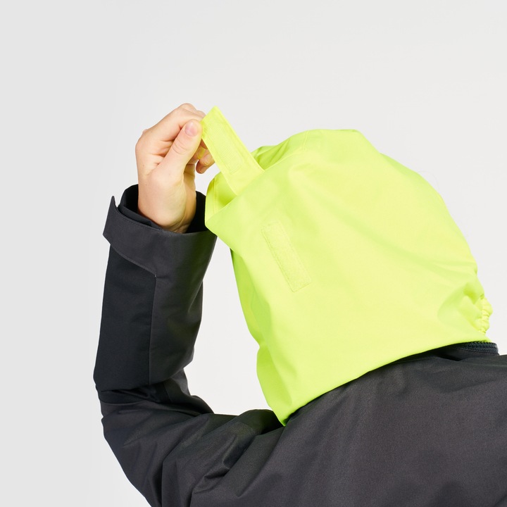 Produktbild Tribord Regenjacke Segeljacke Kinder wasserdicht winddicht - Sailing 300 dunkelgrau (10, 11, 12)