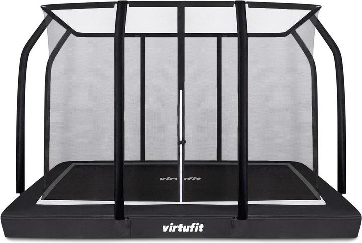 Actual product image Virtufit Premium Inground Trampoline met Veiligheidsnet - Zwart - 183 x 274 cm (274 cm)