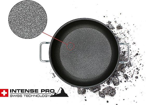 Produktbild Spring Servierpfanne hoch VULCANO INTENSE PRO 28 cm Antihaftbeschichtet INDUKTION (28 cm, Bratpfanne)
