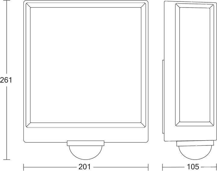 Actual product image Steinel L 40 SC ANT LED outdoor light (1057 lm, IP54)