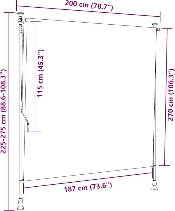 Produktbild vidaXL Madeline (200 x 270 cm)