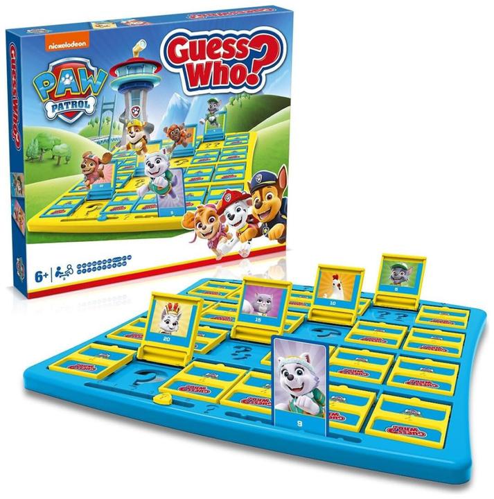 Actual product image No Name Guess who it is? PAW Patrol PAW PATROL Puzzle Game 04175 Winning Trains (Polish)