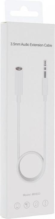 Produktbild PowerGuard Kopfhörer Verlängerungskabel 3.5mm Audio Klinke 3-polig 1m (1 m, 3.5mm Klinke (AUX))